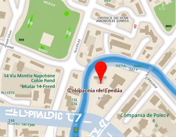 Mappa della posizione di Compagnia del Pedale a Milano